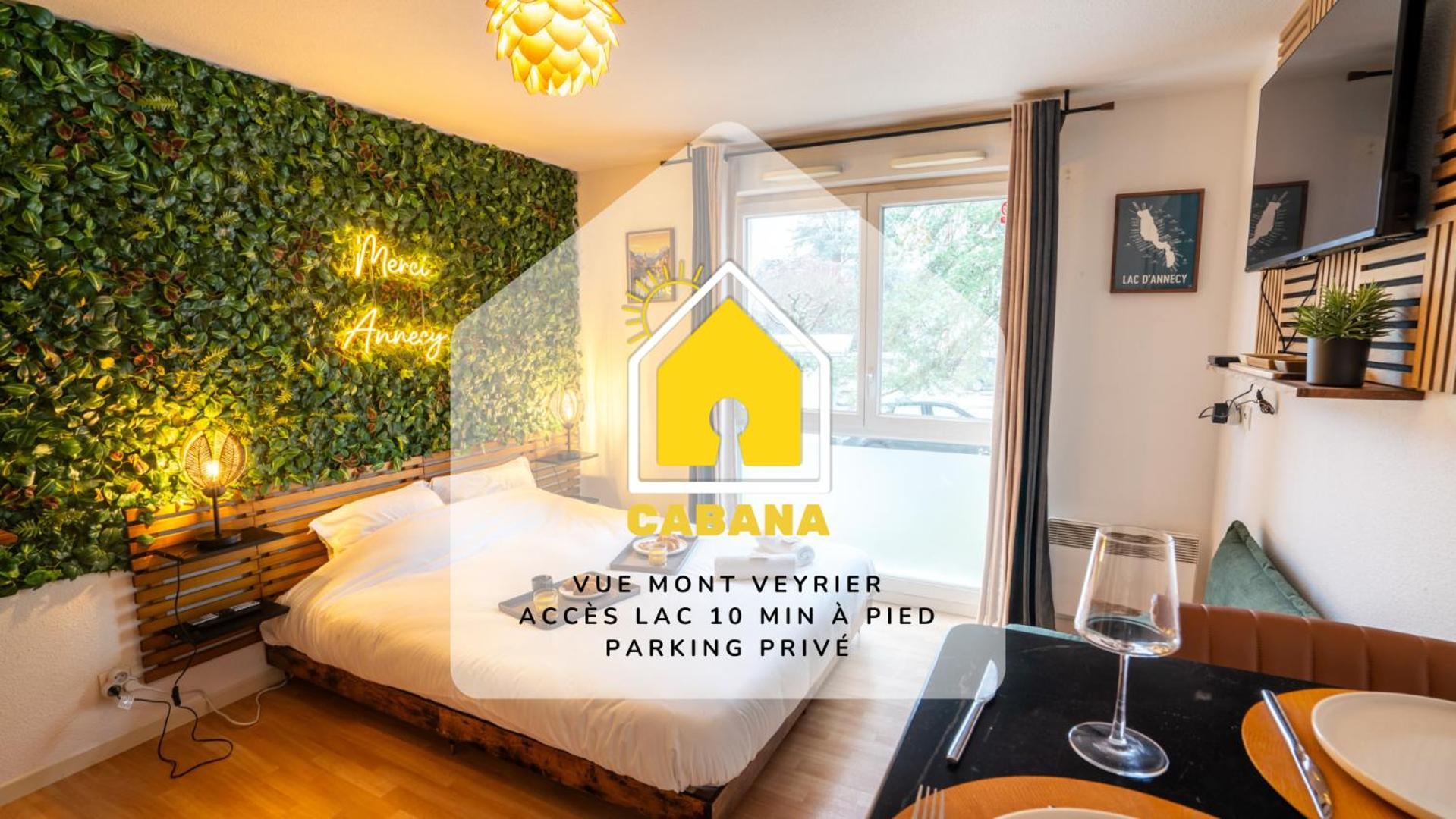 Cabana & Merci Annecy - Parking Et Proche Du Lac Exteriör bild